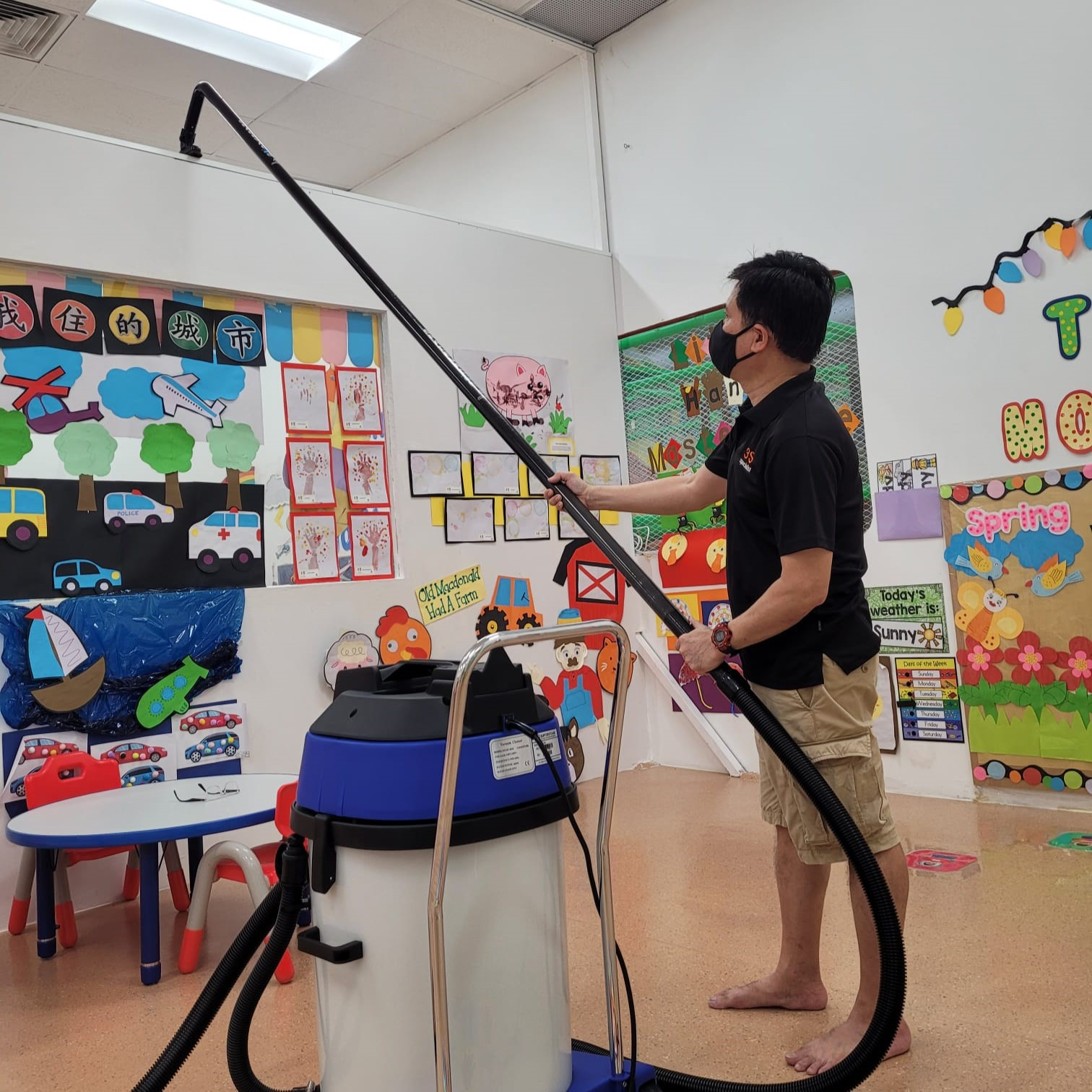 High-Area Dust Cleaning